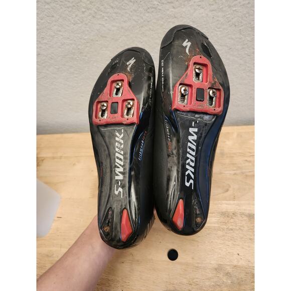 Mens Specialized S-Works Road Carbon Cycling‎ Shoes Click Size 11.75 - Picture 12 of 14